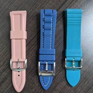Fossil 22mm silicone watch strap set